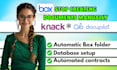 set up knack docupilot box document generation data sync and workflow automation