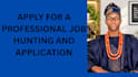 do job hunt and application