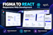 convert figma designs to react and nextjs websites