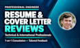 review and improve your technical resume