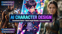 create consistent ai character design and concept art