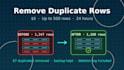 remove duplicate excel and google sheets data accurately