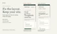 fix mobile responsive HTML and CSS layout issues