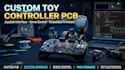 design custom toy circuit board joystick interface servo controller and embedded