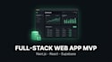 build a full stack web app mvp with nextjs react and supabase
