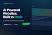 build your ai website with built in SEO