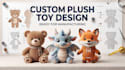 turn your character into a custom plush toy design