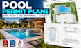 draft pool permit plans site plans and swimming pool drawings