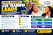 provide life insurance live transfer leads for insurance agents