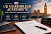 draft UK shareholder and investment agreements for startups