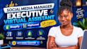 social media manager executive admin virtual assistant shopify ghl VA expert