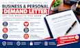 draft a professional demand letter for your situation