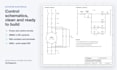 draw electrical control schematics and panel drawings in autocad