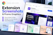 design chrome web store screenshots and promo graphics