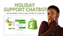 setup holiday customer support chatbot for shopify tidio