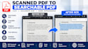 convert scanned PDF files into searchable pdfs using ocr