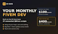 be your monthly fivem server developer on a qbcore base