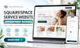build squarespace service business website with squarespace appointment booking
