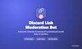 build a custom discord link moderation bot