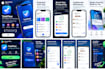 design converting app store play store screenshot ios android mobile app graphic