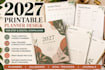 2027 digital planner etsy planner pdf template calendar printable planner