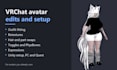 edit, fit clothes on and set up your vrchat avatar in unity