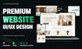 design a business website landing page UI UX in figma