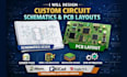 design professional pcb layout, schematic and gerber files