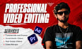 do professional video editing