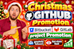 promote christmas github bitbucket gitlab project to followers, views fast