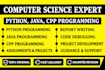 do coding assignments, app and game development projects in c, cpp, python, java
