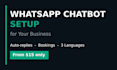 create an ai whatsapp chatbot with auto reply for business
