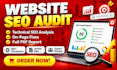 seo audit with detailed technical and on page report