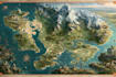 design fantasy map illustration isometric map