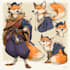 draw custom furry character art, fursona