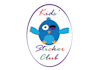 create kids sticker club logo