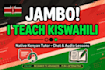 teach you conversational kiswahili language fluently