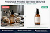 do professional photo editing and baground removal