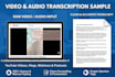 manually transcribe audio or video