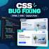 fix CSS styling issues and improve your HTML website layout
