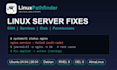 fix your linux server issues, ssh, services, disk and permissions