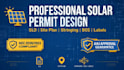 draw solar single line diagram sld for permit design