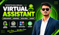 virtual assistant for admin support, wordpress, social media and chatgpt