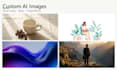 ai generated social media images and presentation slides