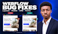 fix webflow bugs, broken layouts, and responsive issues