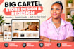 design and setup your big cartel store