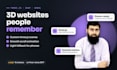 build a 3d animated website, interactive landing page with threejs, gsap, webgl