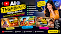 design eye catching ai youtube thumbnails