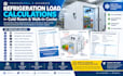 cold room heat load and refrigeration load calculation, cooling load calc