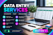 do ecommerce data entry and excel spreadsheet tasks